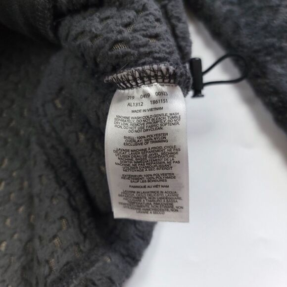 COLUMBIA Fireside Sherpa Hoodie Warm Tech Zip Jacket in Gray Medium Gorpcore - Picture 8 of 8